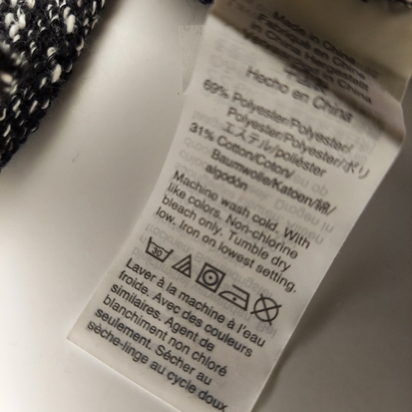 Madewell button shoulder light weight marbled sweater XS - Picture 5 of 13